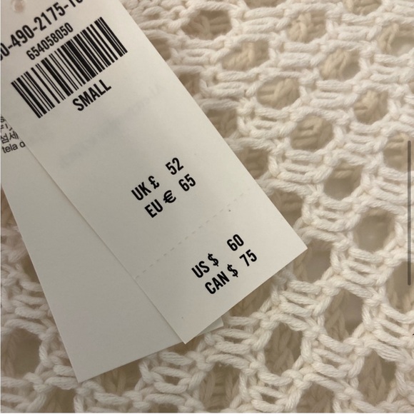 Abercrombie & Fitch White Crochet Sweater - Picture 8 of 8